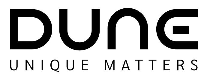 Logo dune + claim - sin fondo